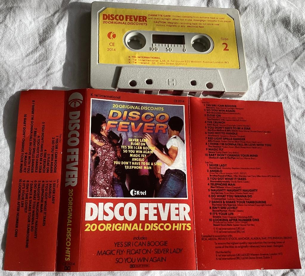 Disco Fever (20 Original Disco Hits) MC, Cd's en Dvd's, Cassettebandjes, Gebruikt, 1 bandje, Ophalen of Verzenden, Origineel
