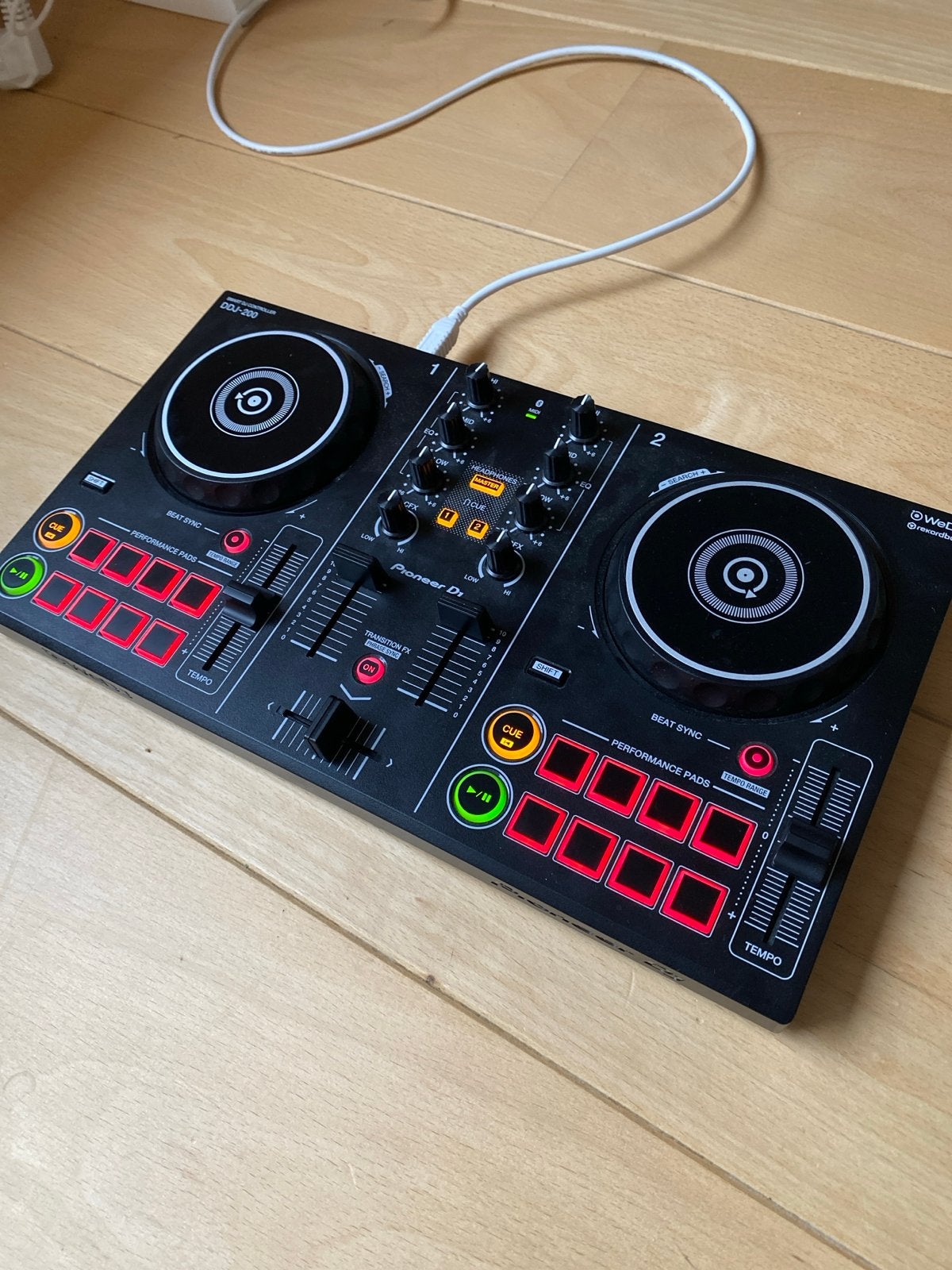 Pioneer DDJ-200 DJ Controller - Zo goed als nieuw, Ophalen, Zo goed als nieuw, Dj-set, Pioneer