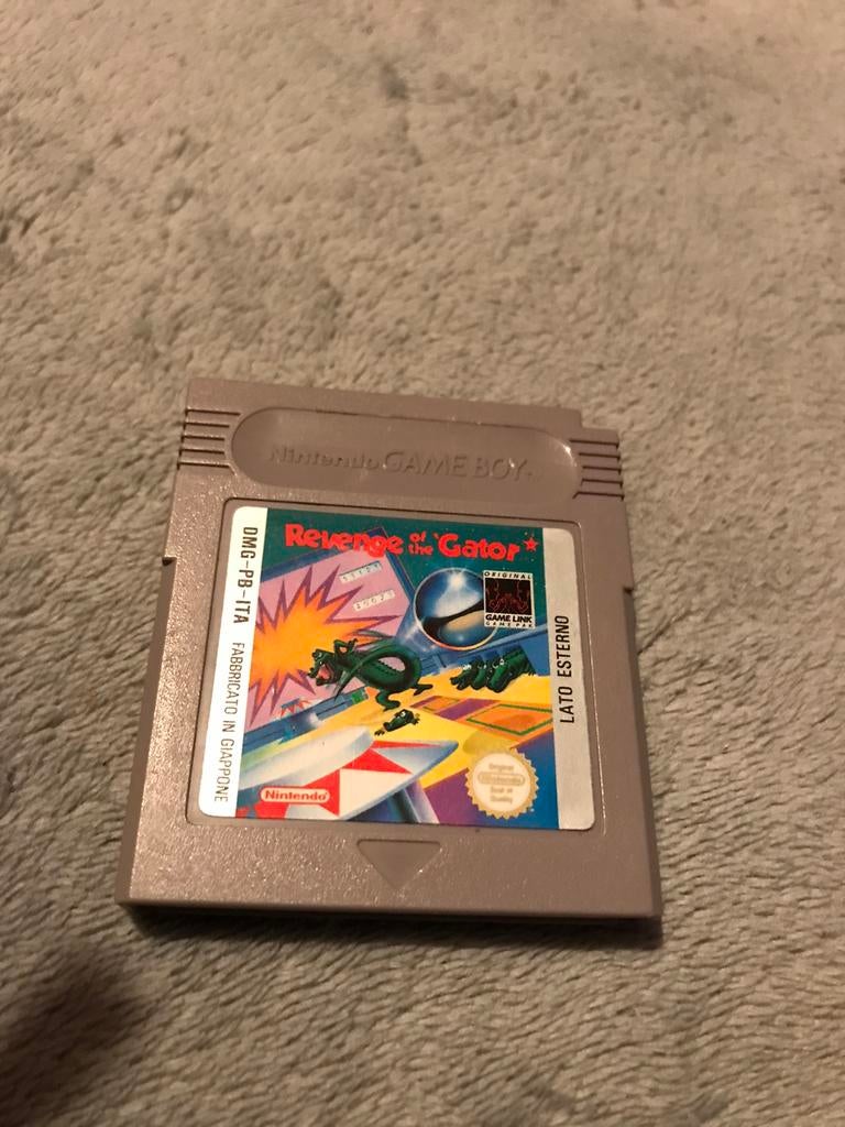 Vintage game spel Gameboy classic revenge of the gator, 1 speler, Ophalen of Verzenden, Zo goed als nieuw, Avontuur en Actie