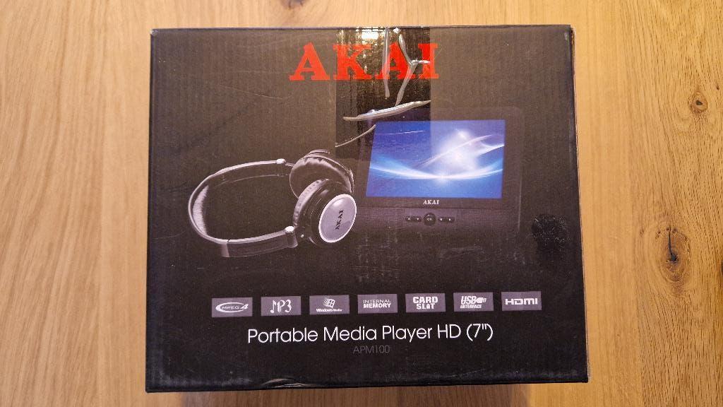 AKAI APM100 Portable mediaplayer HB 7 inch, Ophalen, Gebruikt
