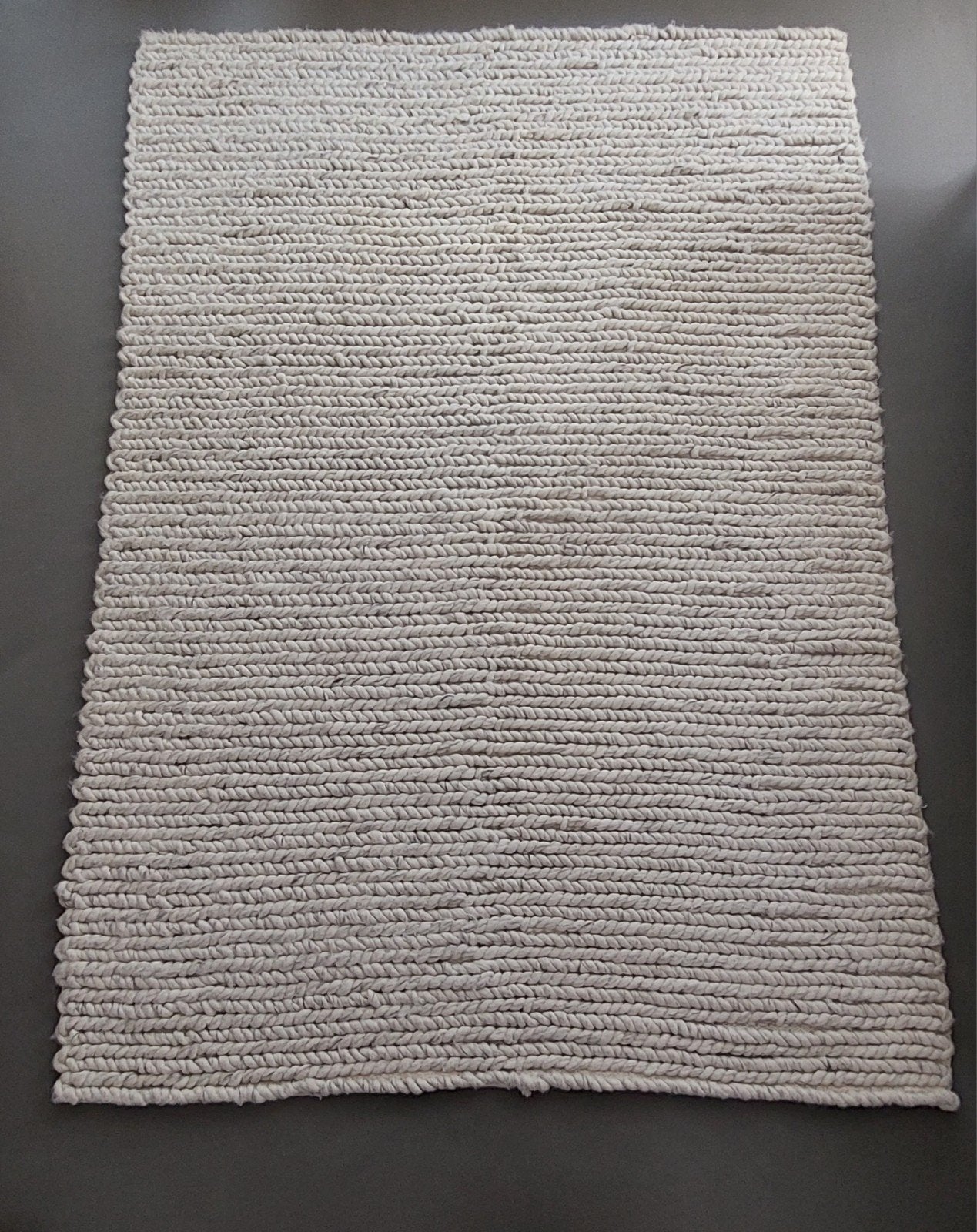 IKEA HJORTSVANG kleed, Ophalen, Crème, 100 tot 150 cm, 50 tot 100 cm