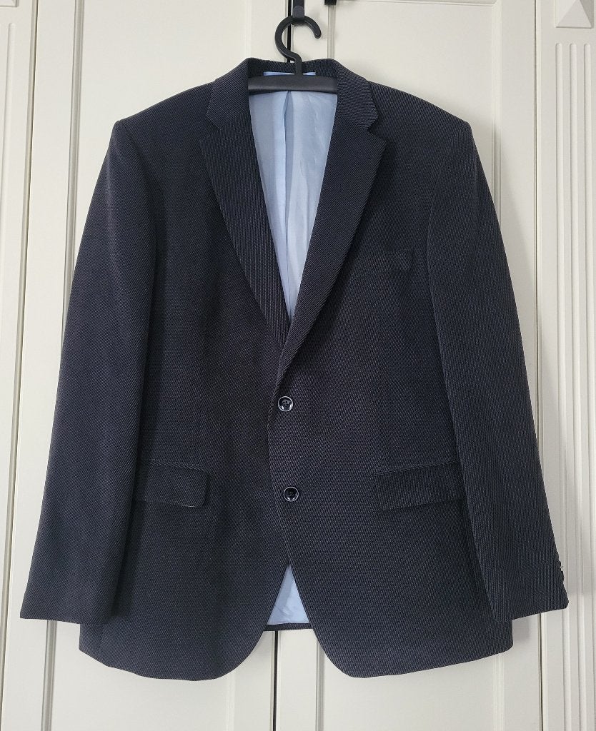 Roy Robson colbert, jasje, rib, grijs, maat 26, Kleding | Heren, Maat 52/54 (L), Ophalen of Verzenden, Zo goed als nieuw, Grijs