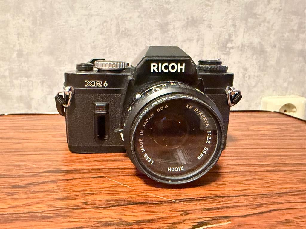 Ricoh XR 6 Analoge Spiegelreflexcamera - Werkt Perfect!, Ophalen of Verzenden, Gebruikt, Spiegelreflex, Overige Merken