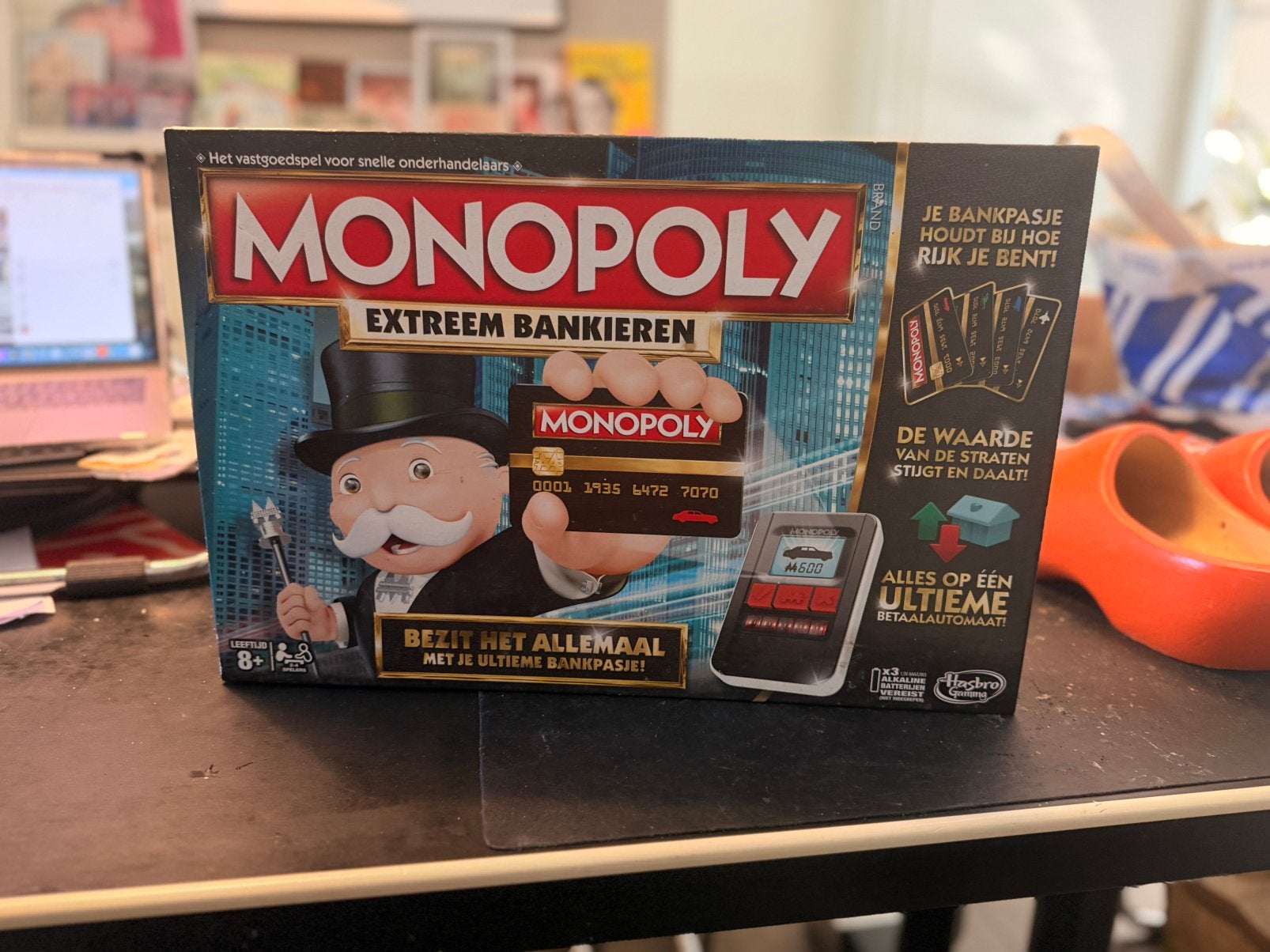 Monopoly extreem bankieren in jieuwstaat, Hobby en Vrije tijd, Ophalen of Verzenden, Zo goed als nieuw