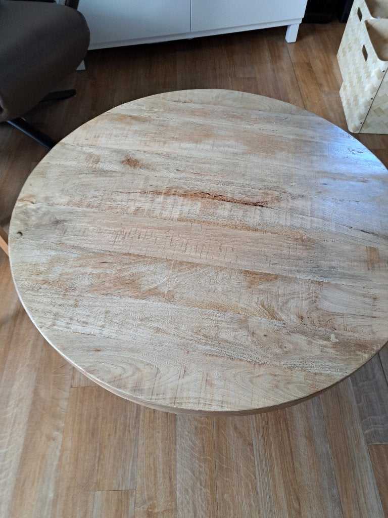 salontafel, Ophalen, 100 tot 150 cm, Rond, 50 tot 100 cm