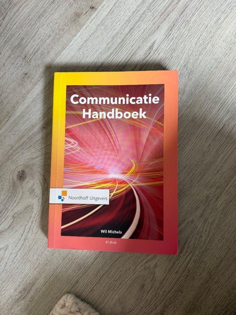 Studieboek Communicatie Handboek, Boeken, Wil Michels, Zo goed als nieuw, Alpha, HBO