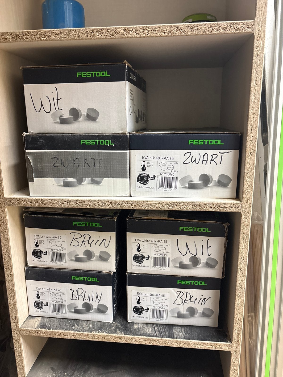 Festool EVA Kantenbandpatronen (Wit, Zwart, Bruin), Ophalen of Verzenden, Nieuw