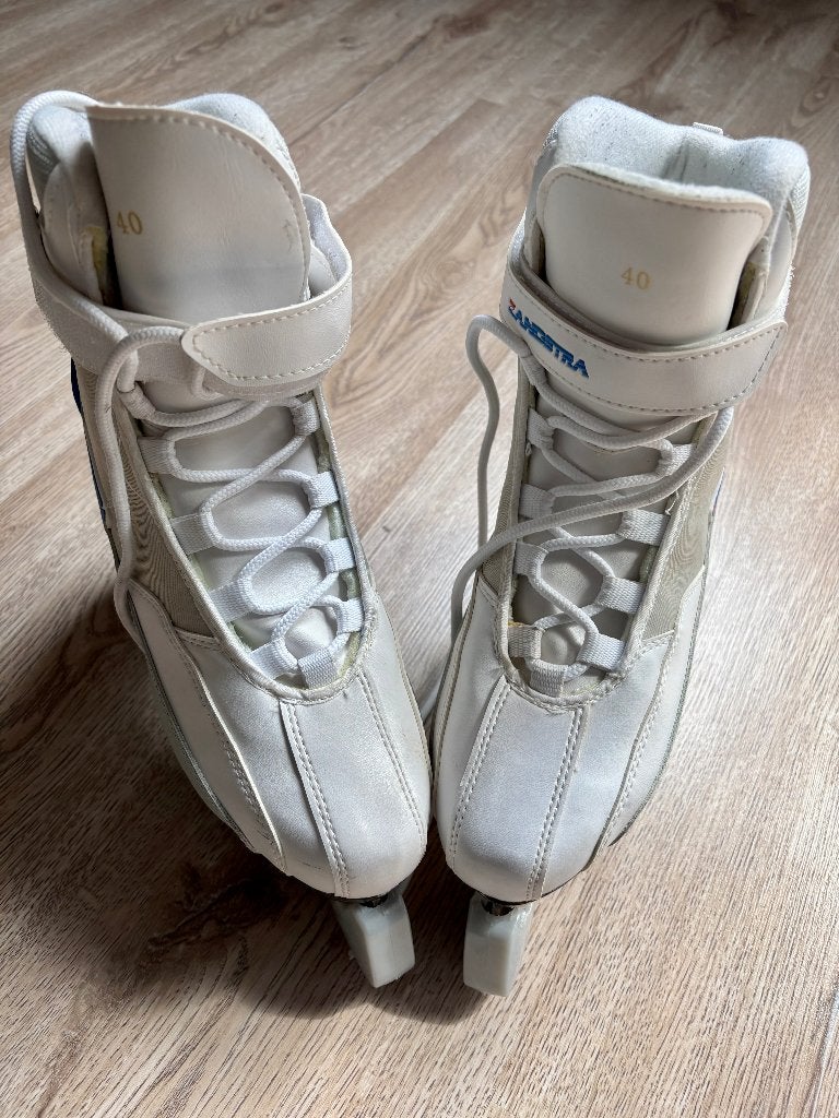 Zandstra schaatsen maat 40, Klapschaats, Ophalen of Verzenden, Kunstschaatsen, Gebruikt