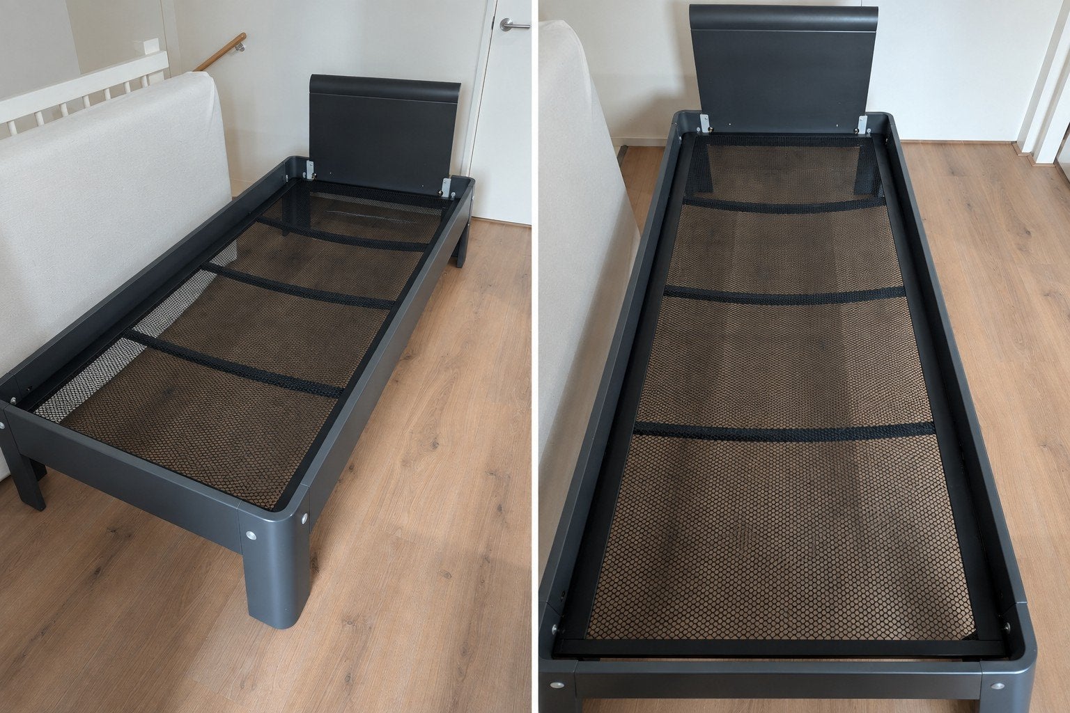 Auping Auronde 210x90x42 hoge instap, Gebruikt, 90 cm, Eenpersoons, 210 cm