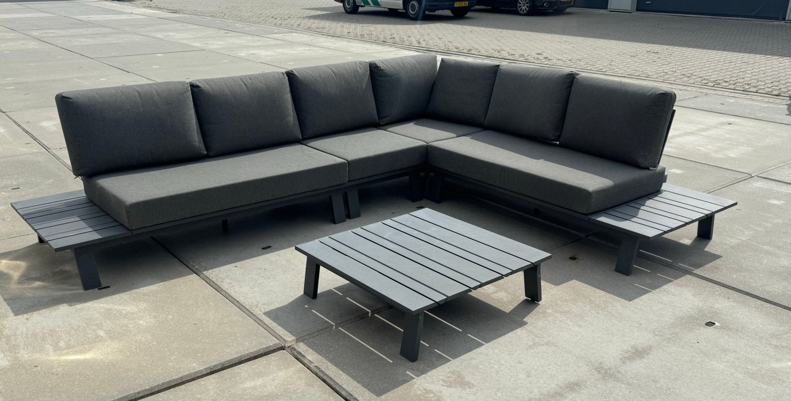 4 Seasons aluminium loungeset XL, Tuin en Terras, Tuinsets en Loungesets, Ophalen, Zo goed als nieuw, Aluminium