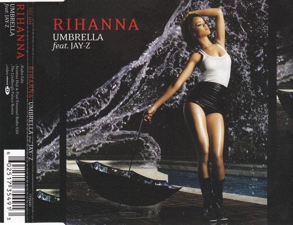 RIHANNA CD SINGLE UMBRELLA + JAY-Z, Ophalen of Verzenden, Zo goed als nieuw, Pop
