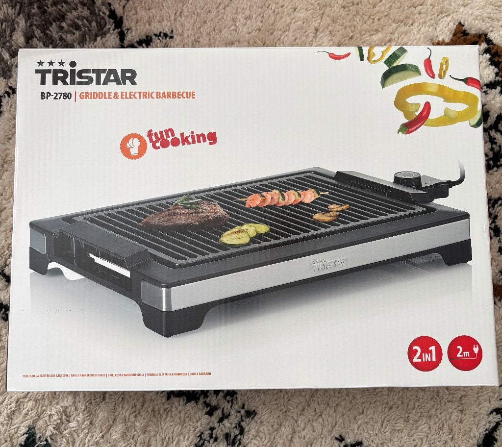 Tristar elektrische barbecue, Ophalen, Zo goed als nieuw, Tristar