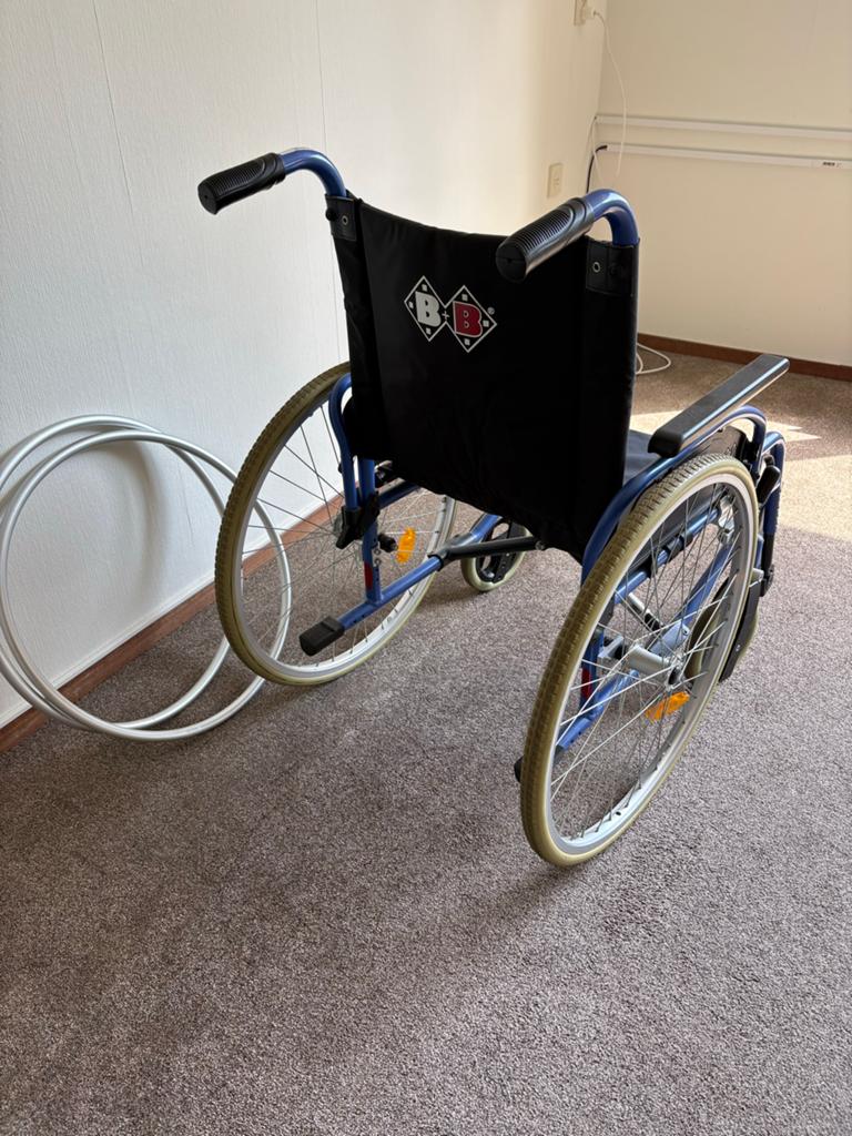 Opvouwbare rolstoel, Ophalen of Verzenden, Duwrolstoel