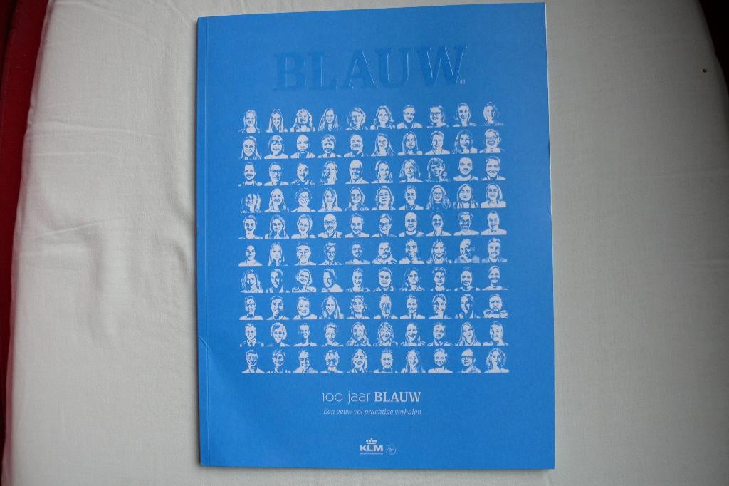 KLM 100 jaar     tekst 100 jaar blauw, tijdschrift, Ophalen of Verzenden, Nieuw, Boek of Tijdschrift