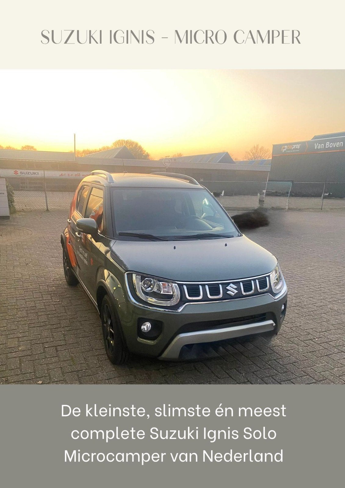 SUZUKI IGNIS STYLE CVT 2022 , MICRO , MINI , CAMPER ,DAKTENT, Auto's, Suzuki, 83 pk, 4 cilinders, Origineel Nederlands, 19 km/l