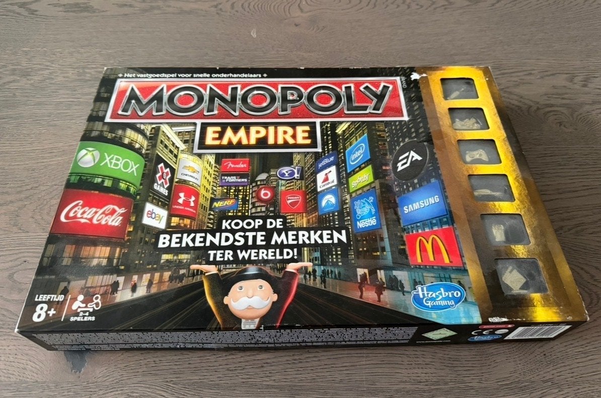 Monopoly Empire - Koop de bekendste merken ter wereld!, Hobby en Vrije tijd, Gezelschapsspellen | Bordspellen, Drie of vier spelers