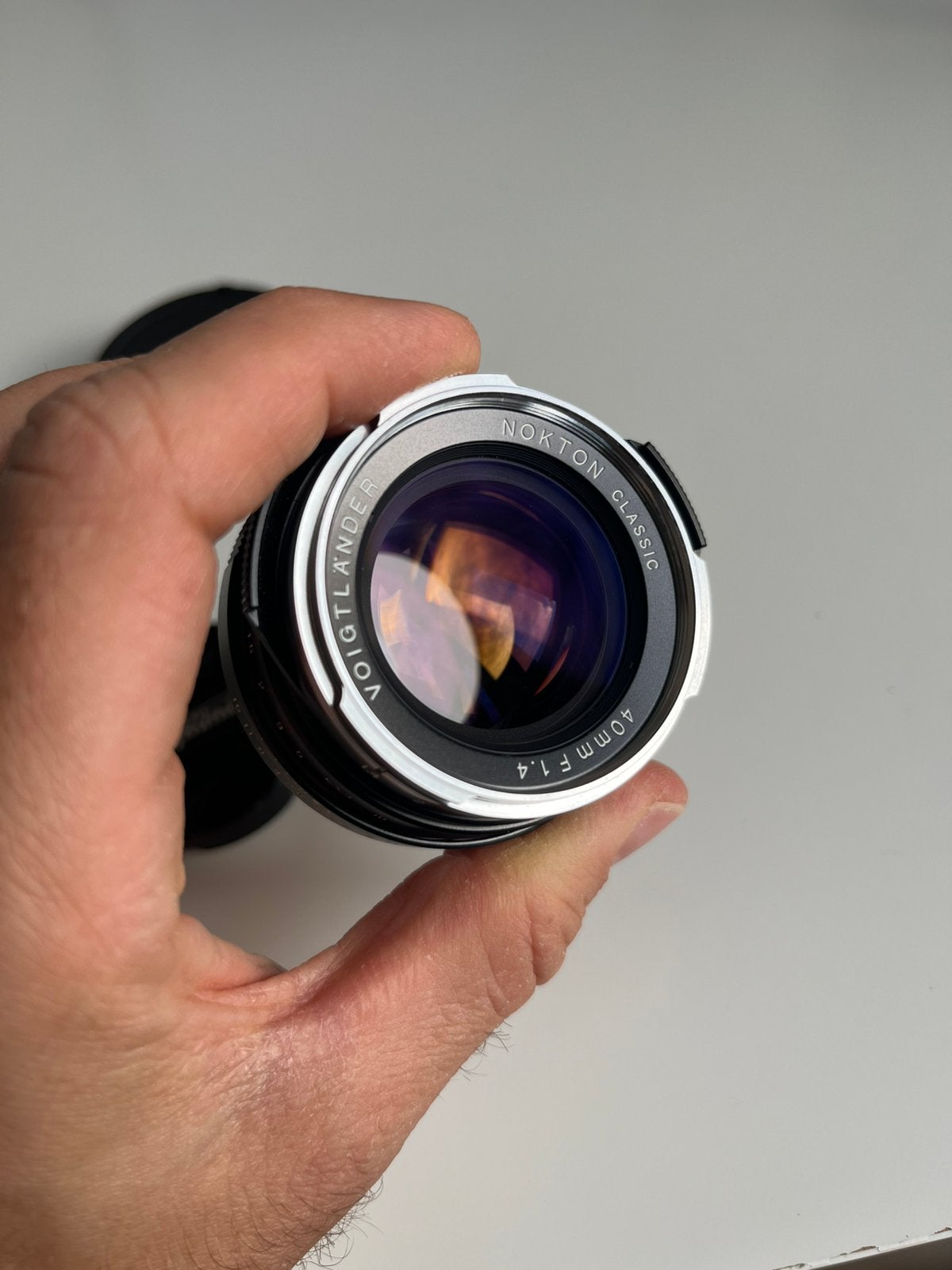 Voigtlander Nokton Classic 40mm f1.4 MC M-mount, Gebruikt, 40 mm, Ophalen of Verzenden, Leica M-mount