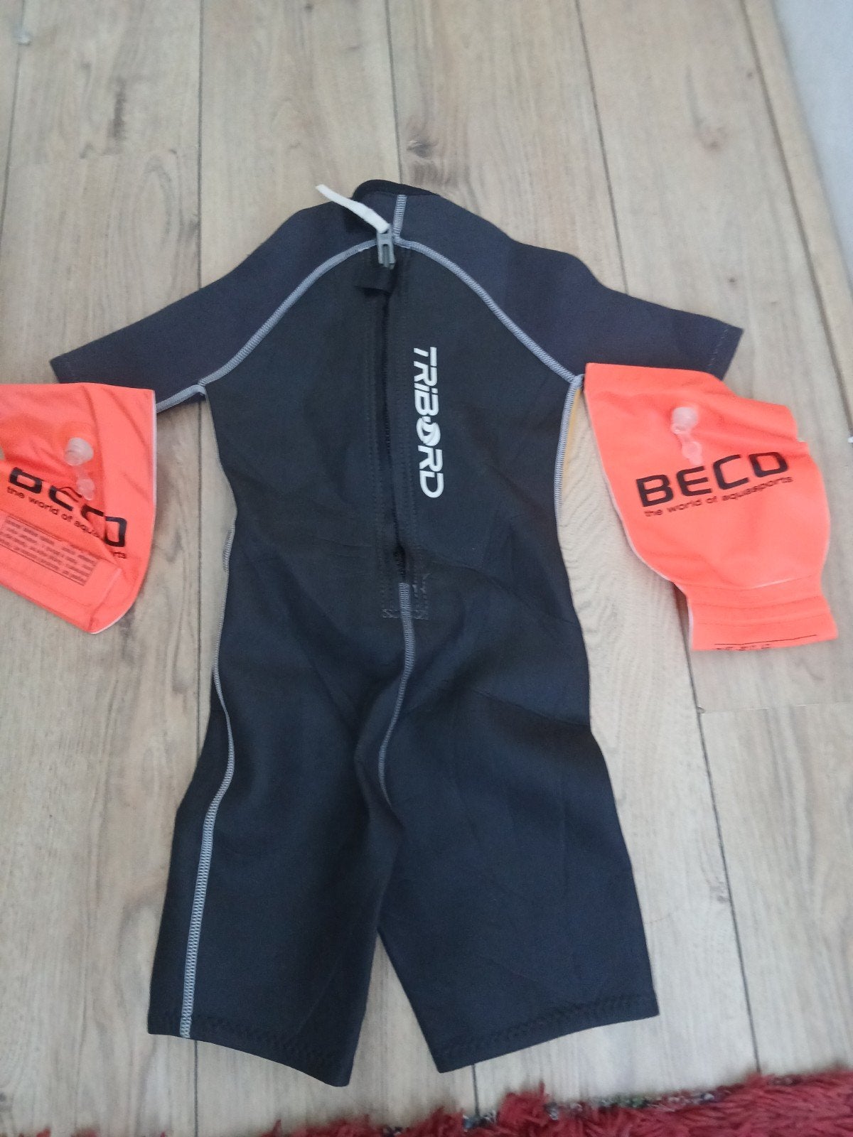 Tribord Wetsuit voor Kinderen met BECO Zwembandjes, Ophalen, Wetsuit, Gebruikt, Tribord