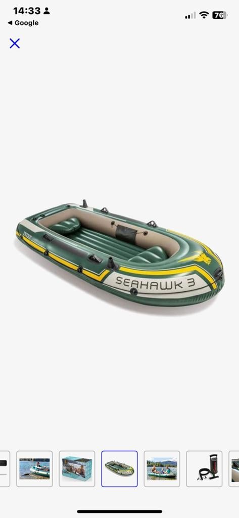 Opblaasbare boot met motor etc, Ophalen, Zo goed als nieuw, Overige typen