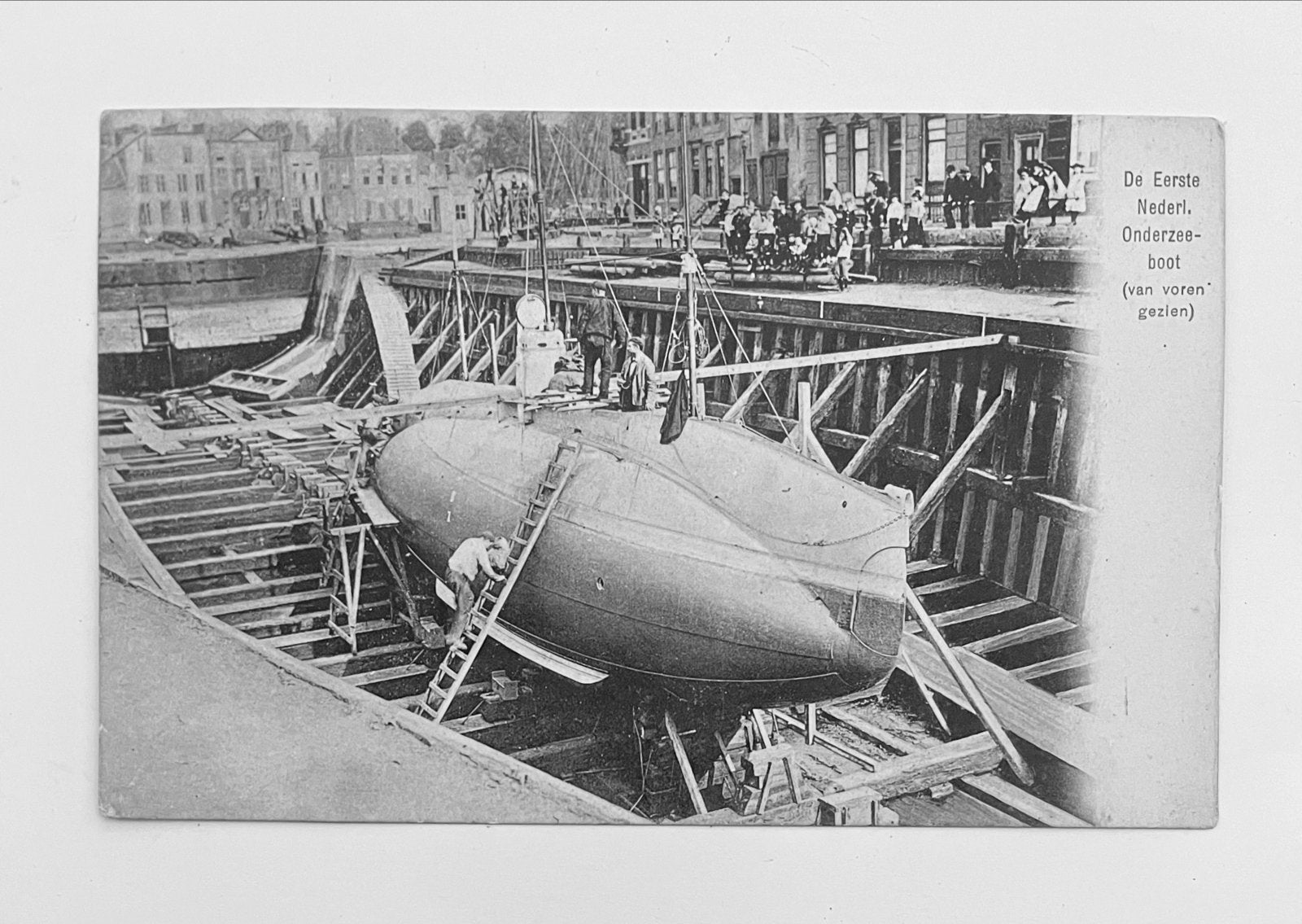 Ansichtkaart: Eerste Nederlandse Onderzeeboot O1, Vlissingen, Verzamelen, Verzenden, Voor 1920, Ongelopen, Zeeland