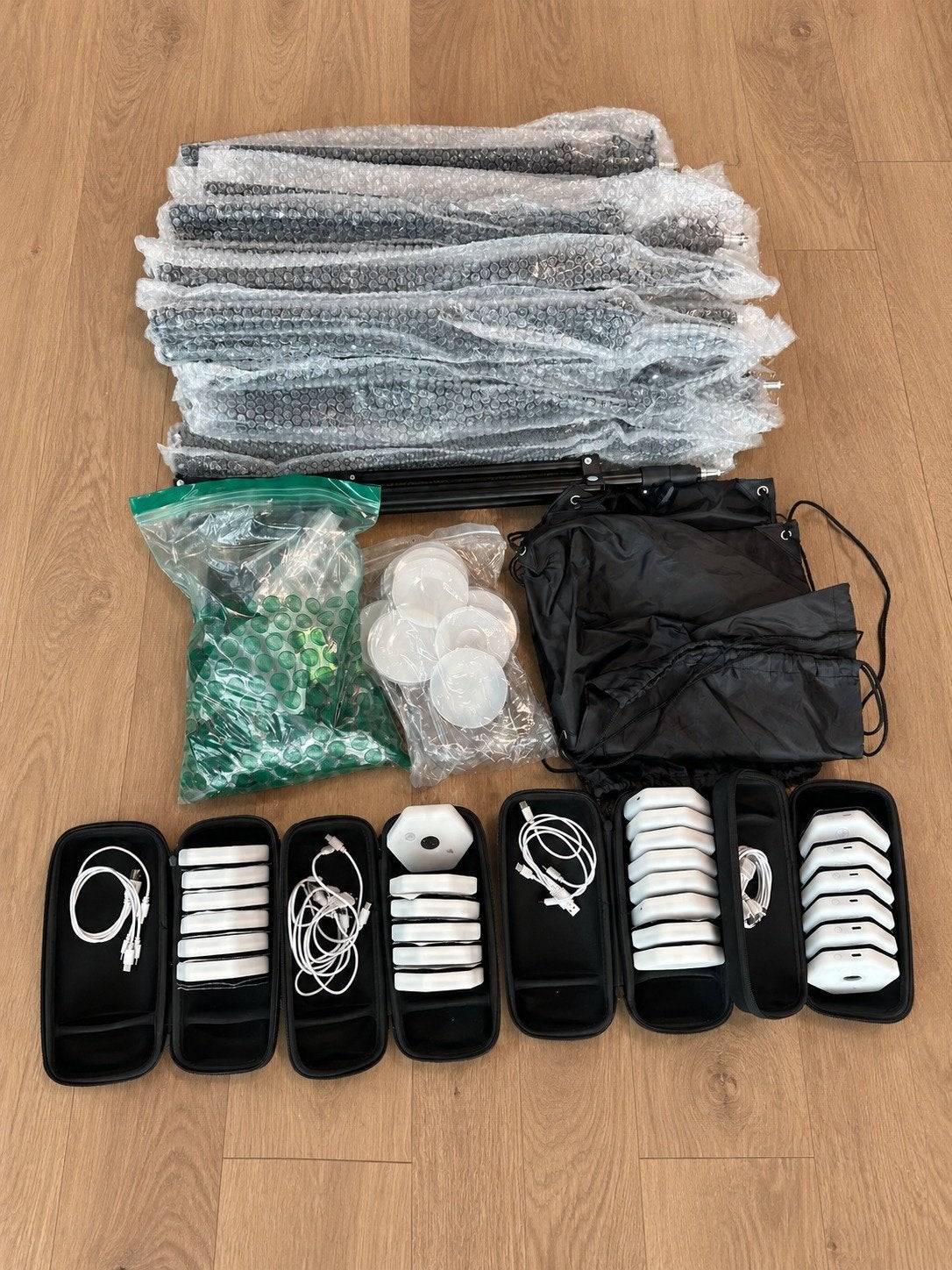 26 Reaction Lights - compleet met standaarden & accessoires, Sport en Fitness, Ophalen, Gebruikt
