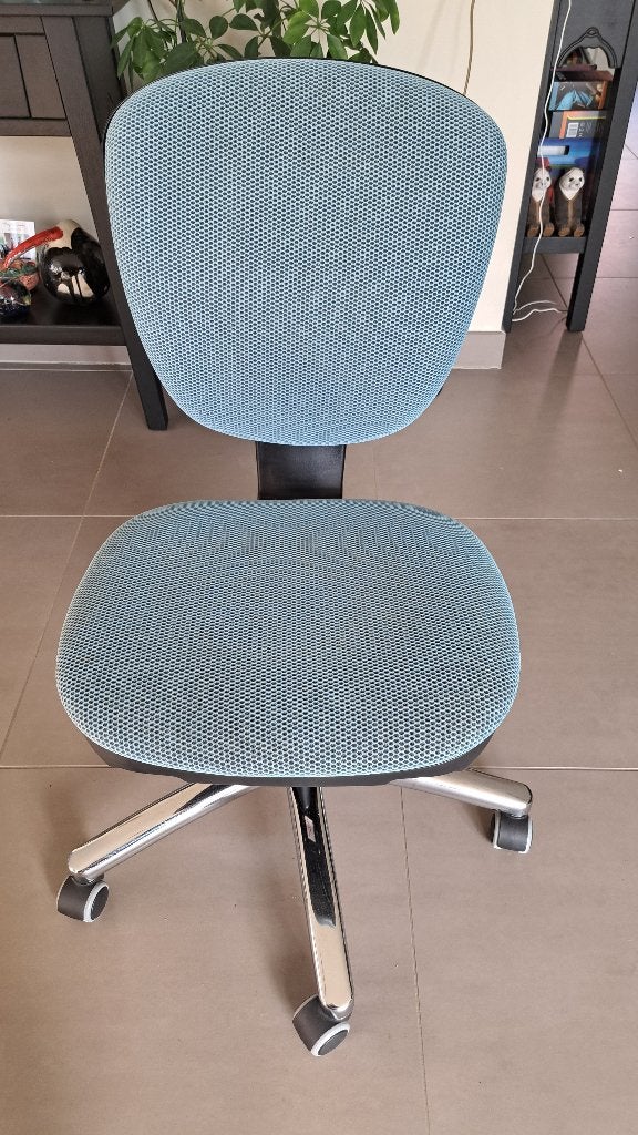(Kinder) Bureaustoel blauw, Ophalen, Gebruikt, Blauw, Bureaustoel