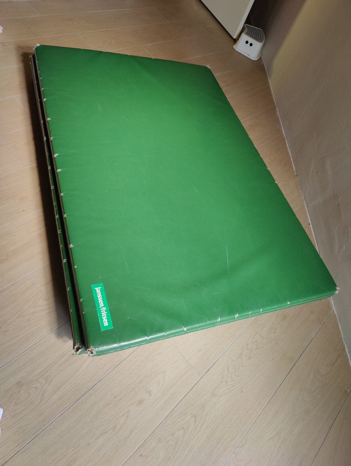 4 x Janssen/Fritsen Turnmat - Groen, Ophalen, Gebruikt