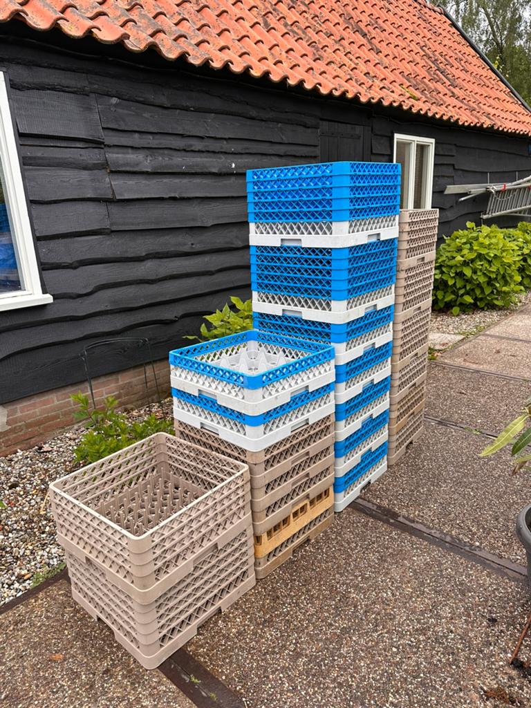 Professionele vaatwasser korven - Diverse maten 22 stuks, Ophalen, Gebruikt, Minder dan 85 cm