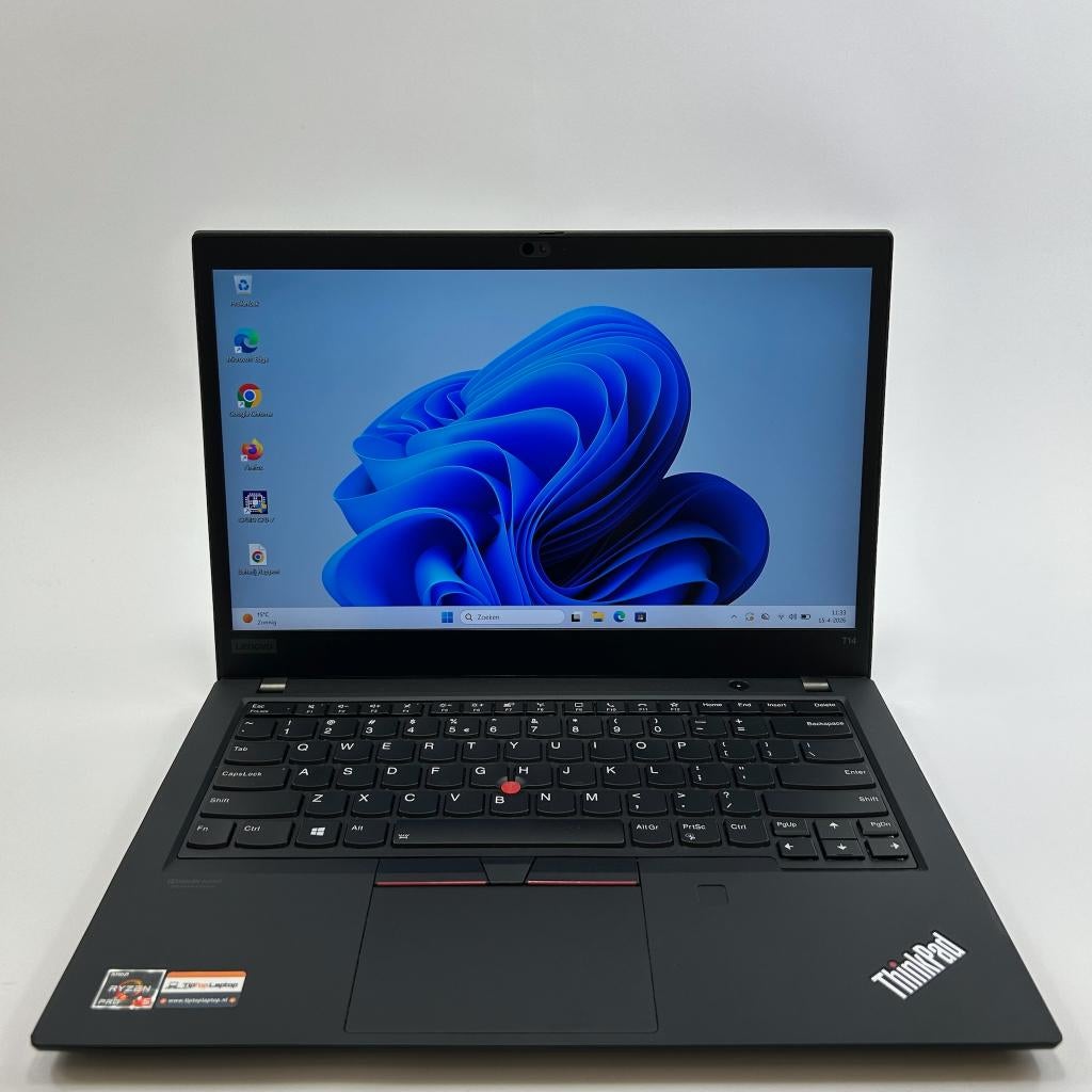 Lenovo ThinkPad T14 Gen 1 | Ryzen 5 Pro | 16GB | 256GB, 256 GB, Qwerty, Refurbished, 14 inch