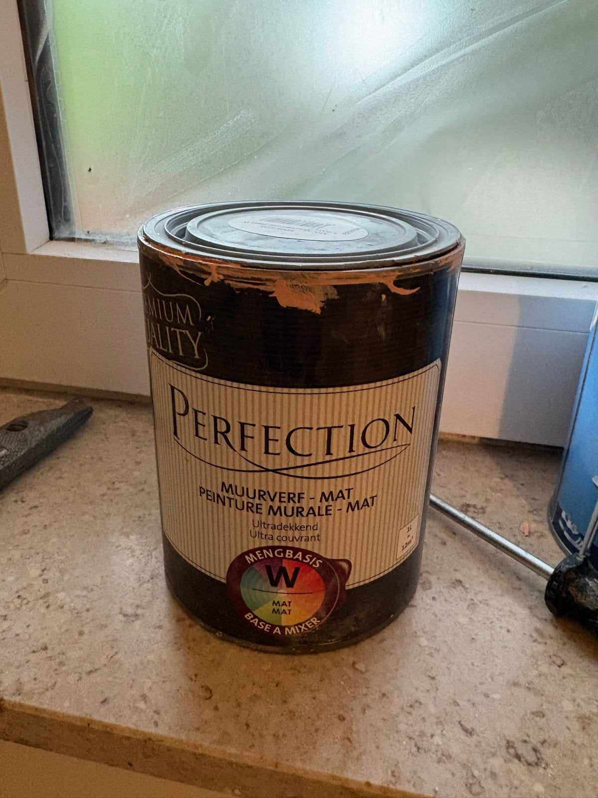 Roze muurverf - Perfection Mat, Ophalen, Roze, Minder dan 5 liter, Verf