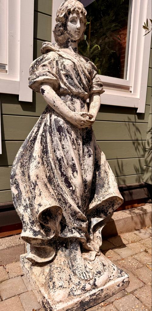 Polyster beeld vrouw, 122x50, Ophalen, Gebruikt, Mens