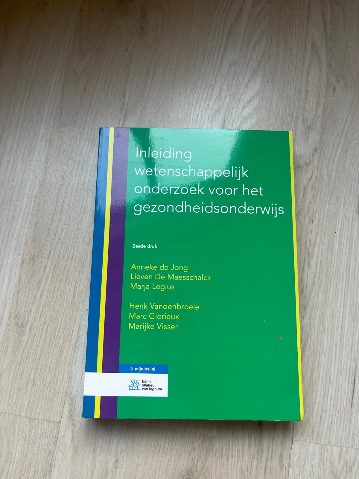 Inleiding wetenschappelijk onderzoek gezondheidsonderwijs, Ophalen of Verzenden, Gamma, Zo goed als nieuw, HBO