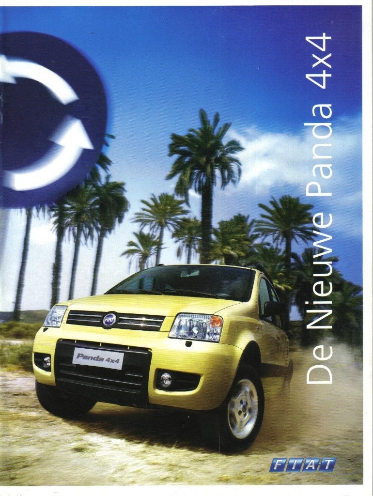 Folder Fiat Panda 4x4 2004, Ophalen of Verzenden, Gelezen, Overige merken