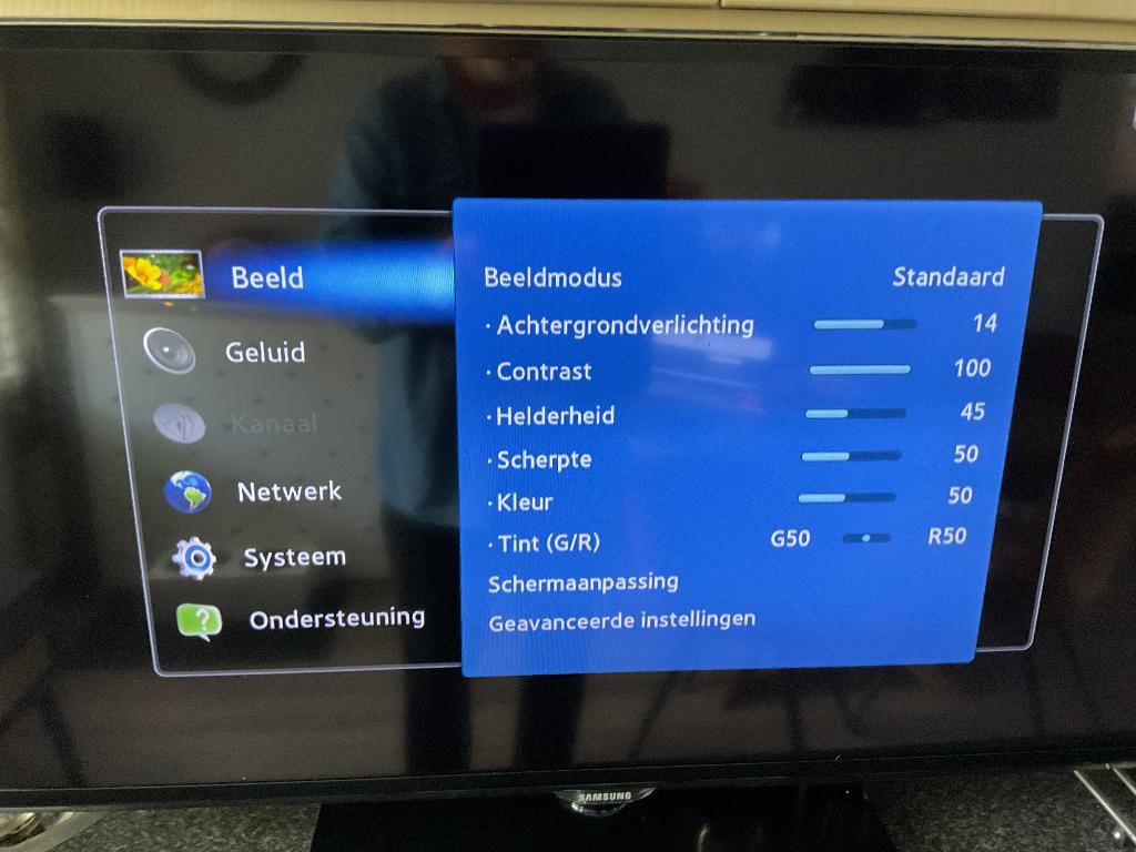 Samsung 40 inch smart tv, Ophalen, 50 Hz, Refurbished, Samsung