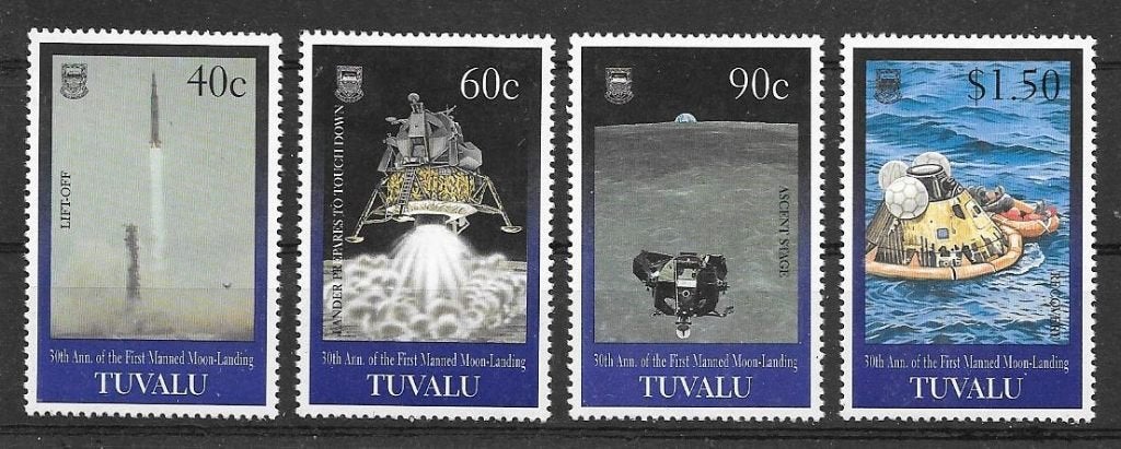 Tuvalu 1999  Ruimtevaart, Verzenden, Postfris