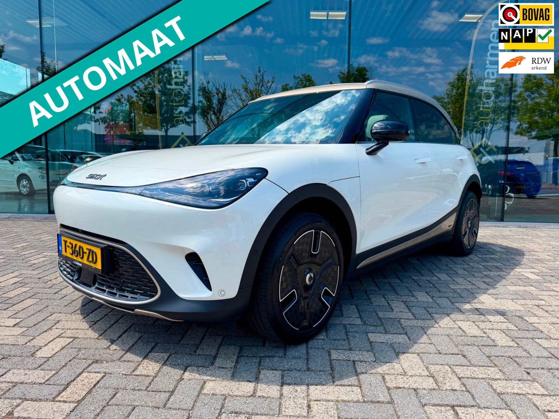 Smart #1 Launch Edition, NAP, limited 1 of 1000, 66 kWh, Automaat, Achterwielaandrijving, Gebruikt, Wit