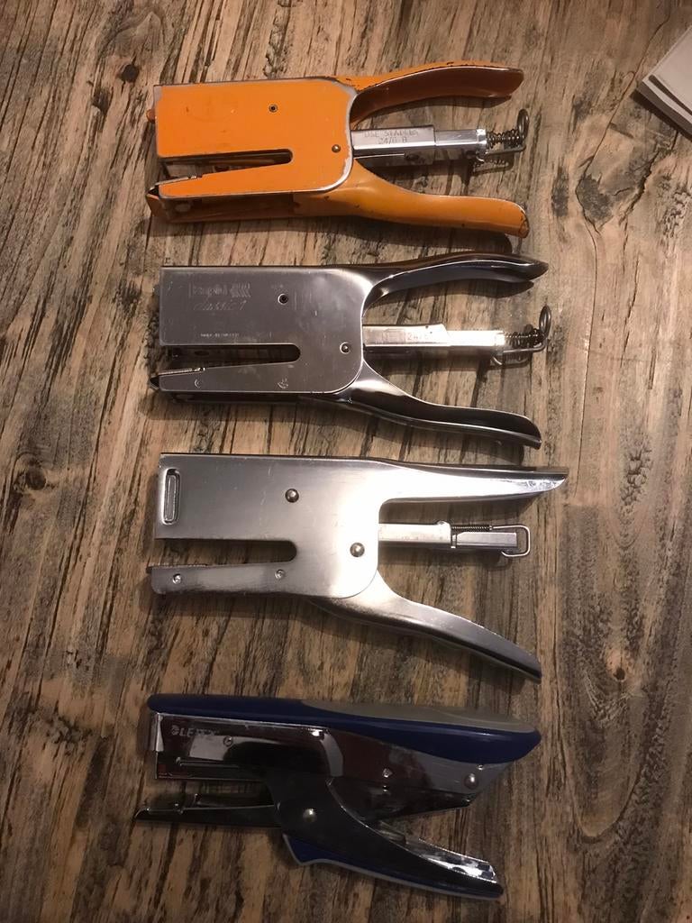 Nietmachine rapid classic Made in Sweden leitz goed werkend, Ophalen of Verzenden, Zo goed als nieuw
