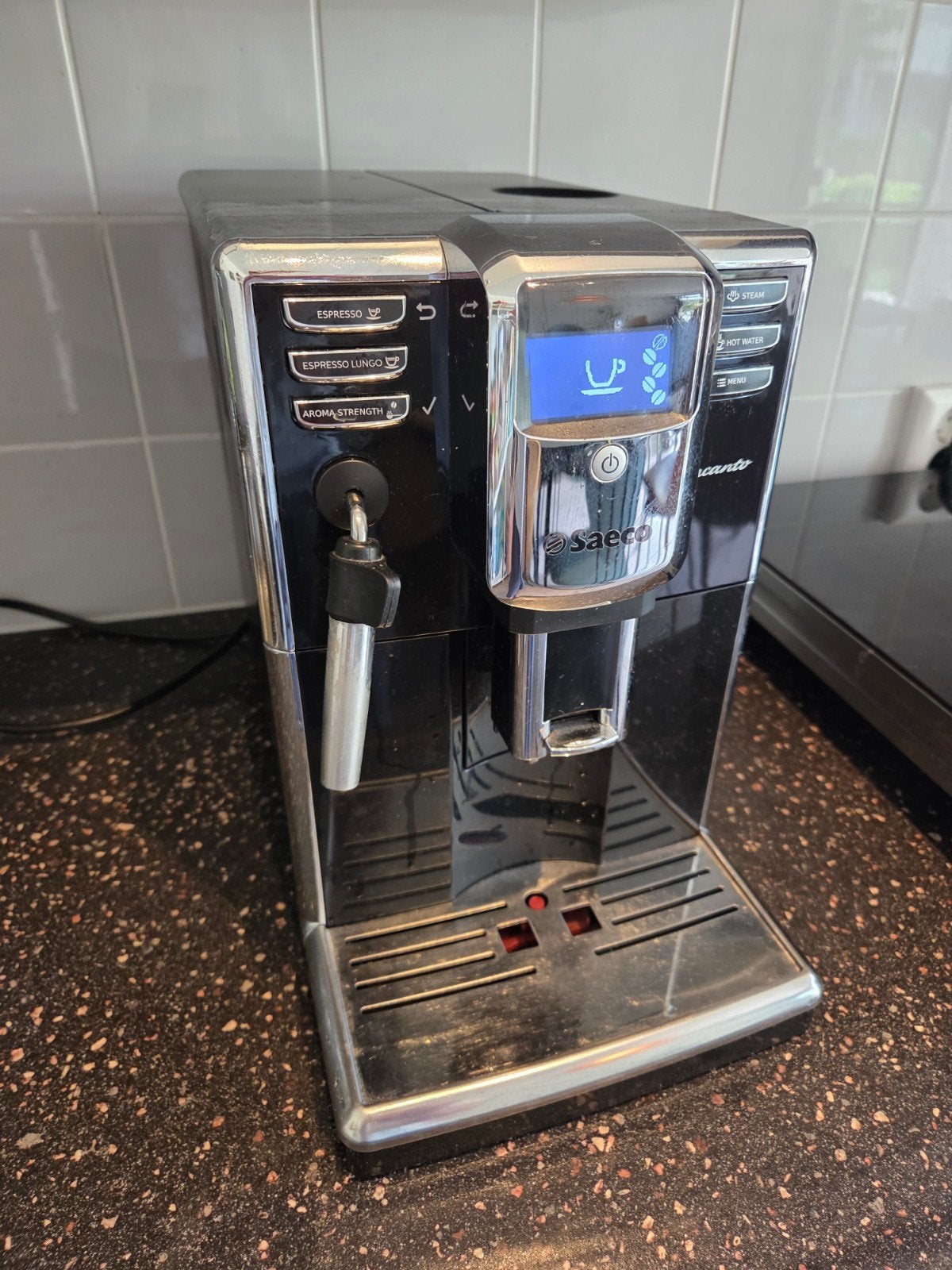 Saeco Incanto Koffiemachine - Espresso & Meer, Witgoed en Apparatuur, Koffiezetapparaten, Gebruikt, Koffiemachine, 2 tot 4 kopjes