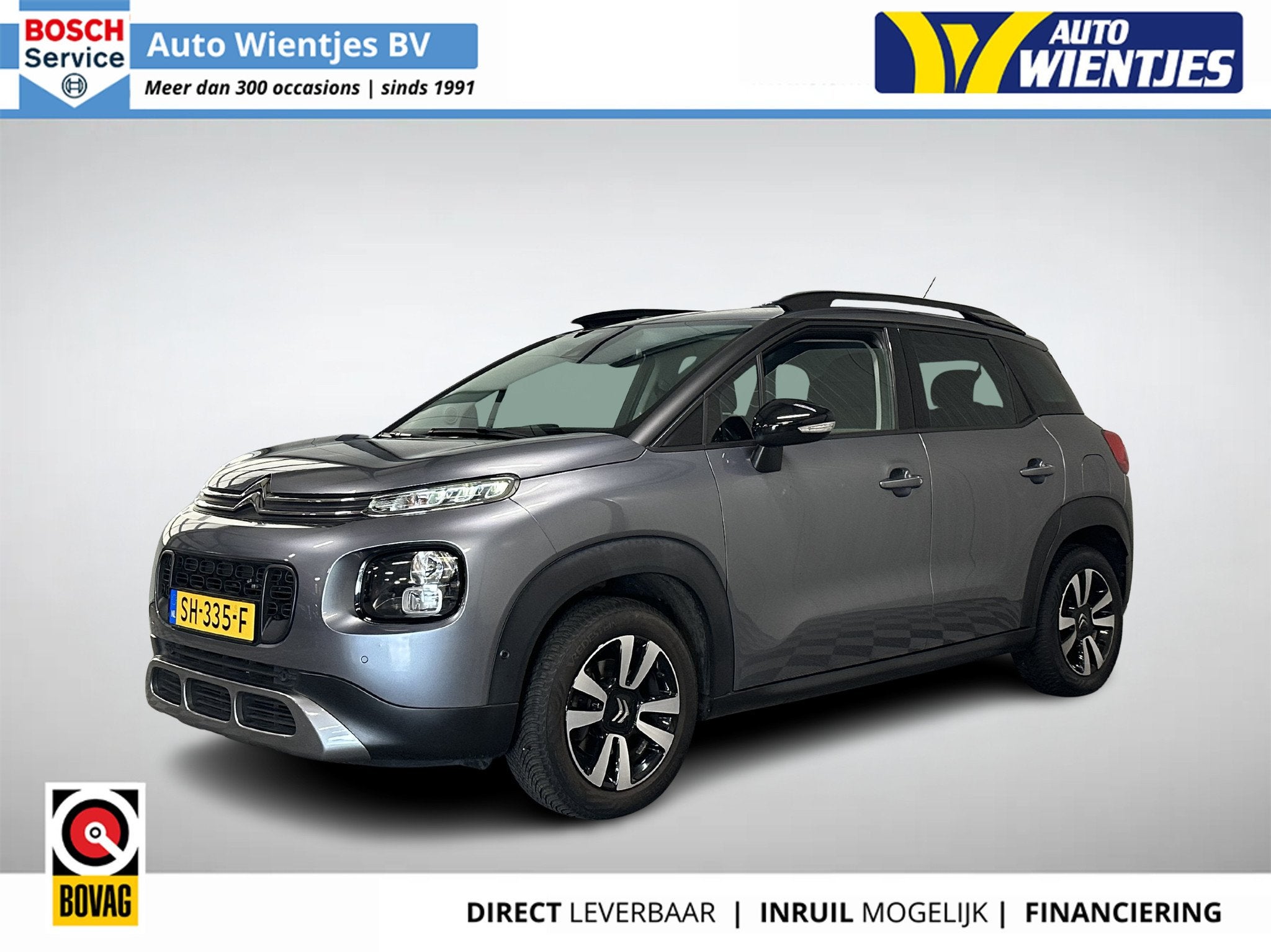 Citroen C3 Aircross 1.2 PureTech | S&S Shine | Navi | Camera, Auto's, Euro 6, 1199 cc, 49 €/maand, Bedrijf