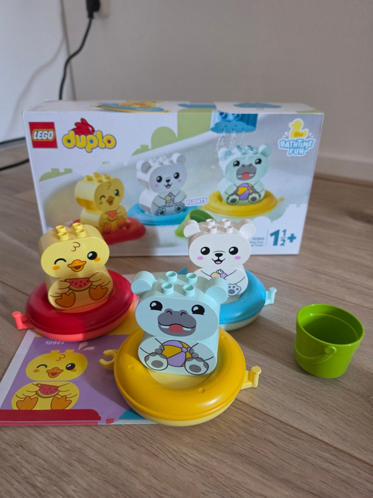Lego Duplo bath time fun: floating animal train 10965 als ni, Inclusief instructies, Ophalen of Verzenden, Zo goed als nieuw, Duplo