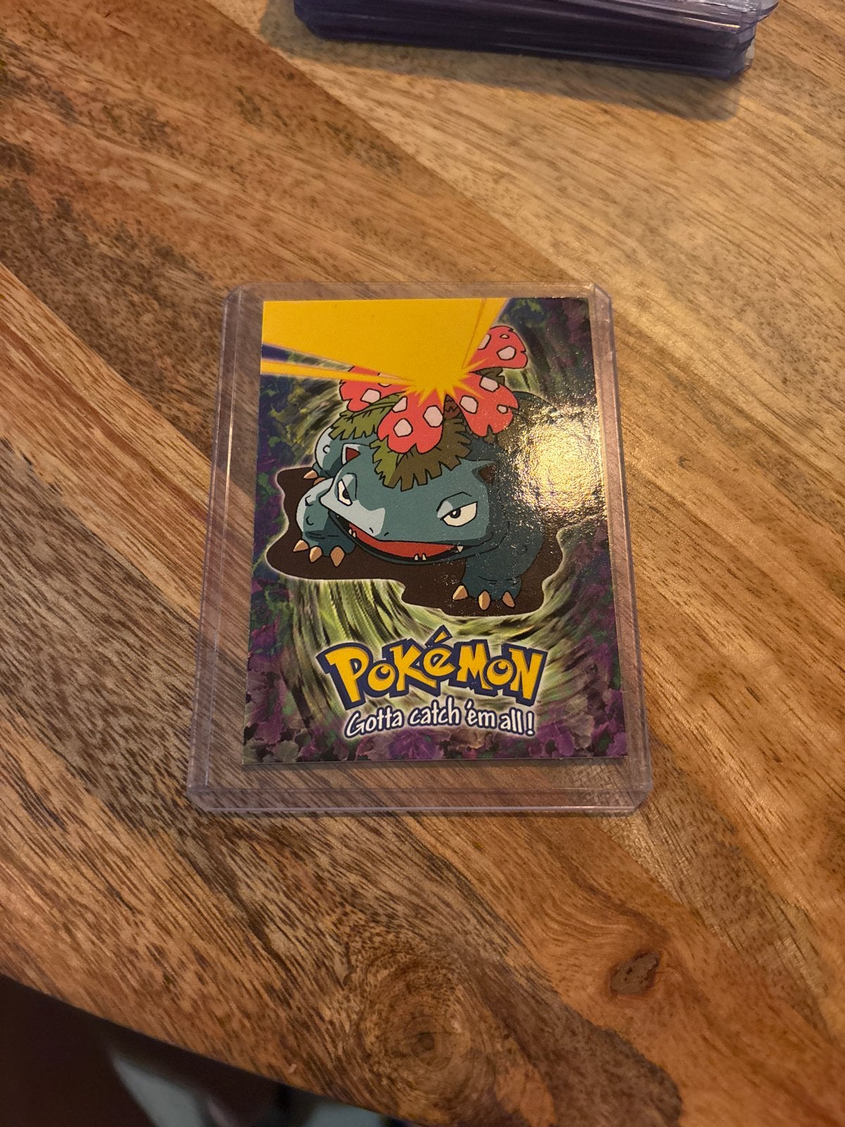 Pokémon Topps Venusaur Stage 3 Kaart E3/12, Ophalen of Verzenden, Gebruikt, Losse kaart
