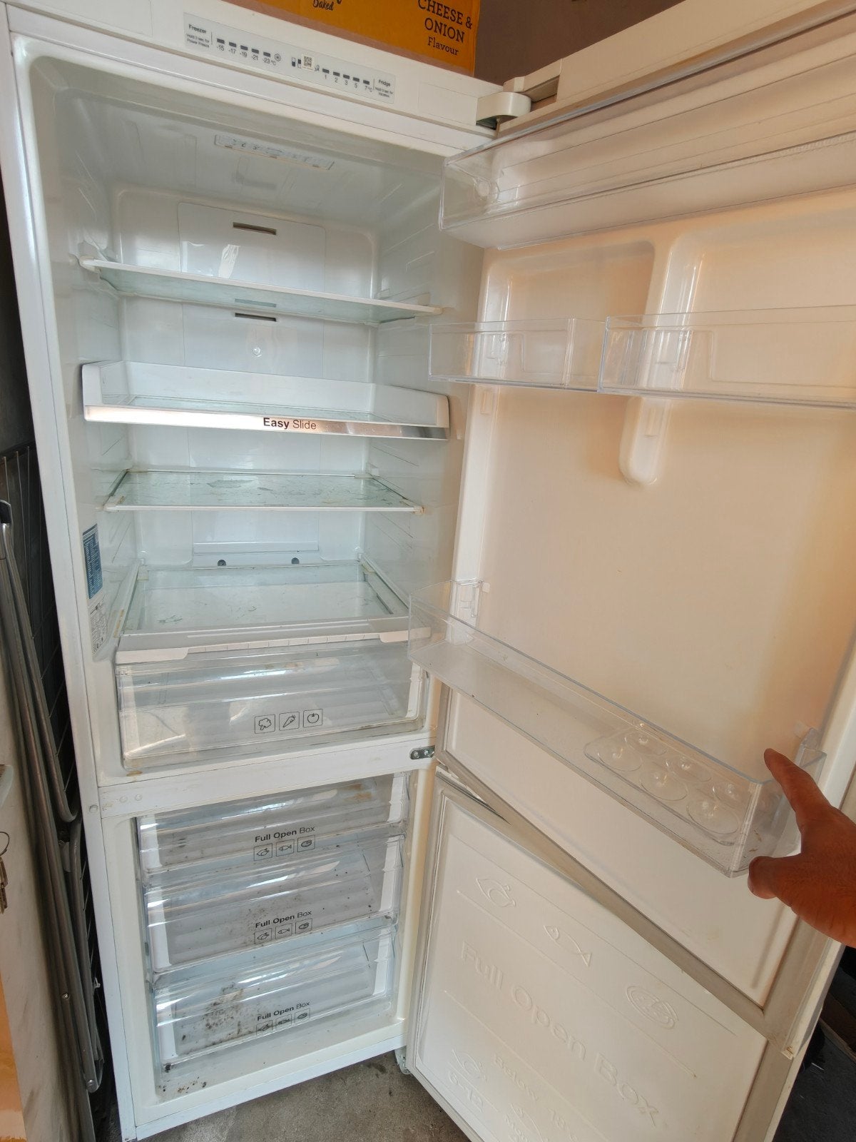 Samsung koelvriescombinatie wit - Stil en energiezuinig, Ophalen, Gebruikt, 200 liter of meer, 60 cm of meer
