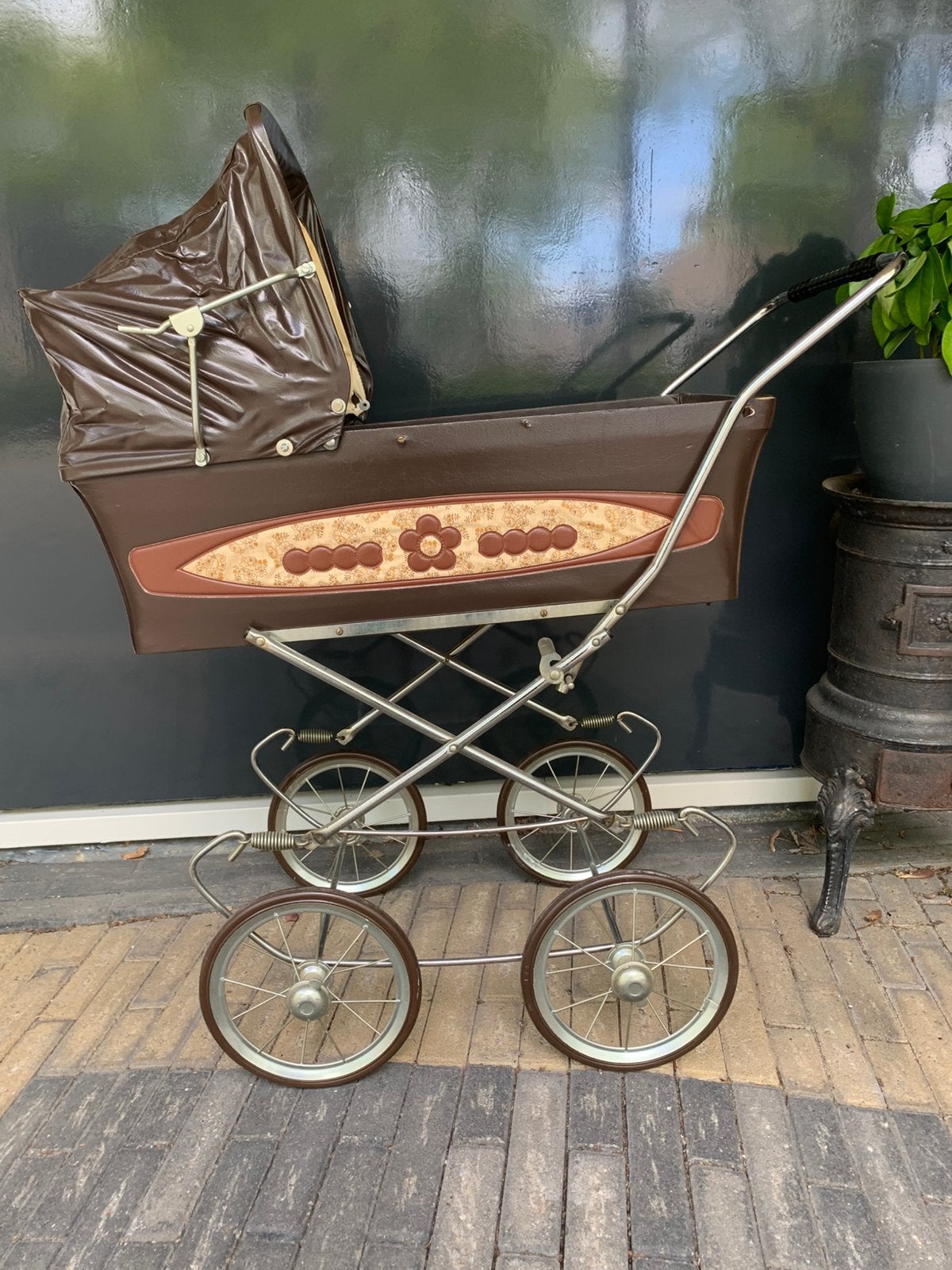 Vintage poppenwagen, Antiek en Kunst, Antiek | Speelgoed, Ophalen