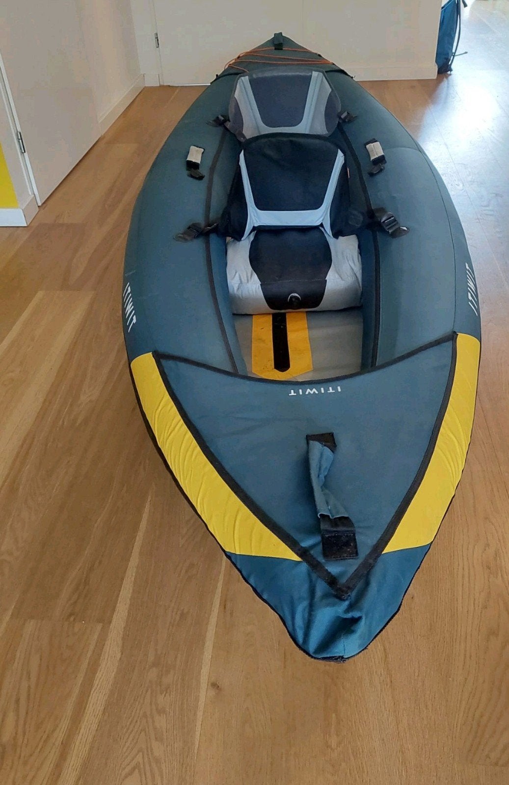 Itiwit opblaasbare kajak 2p, Watersport en Boten, Kano's, Ophalen, Gebruikt, Kajak, Twee personen
