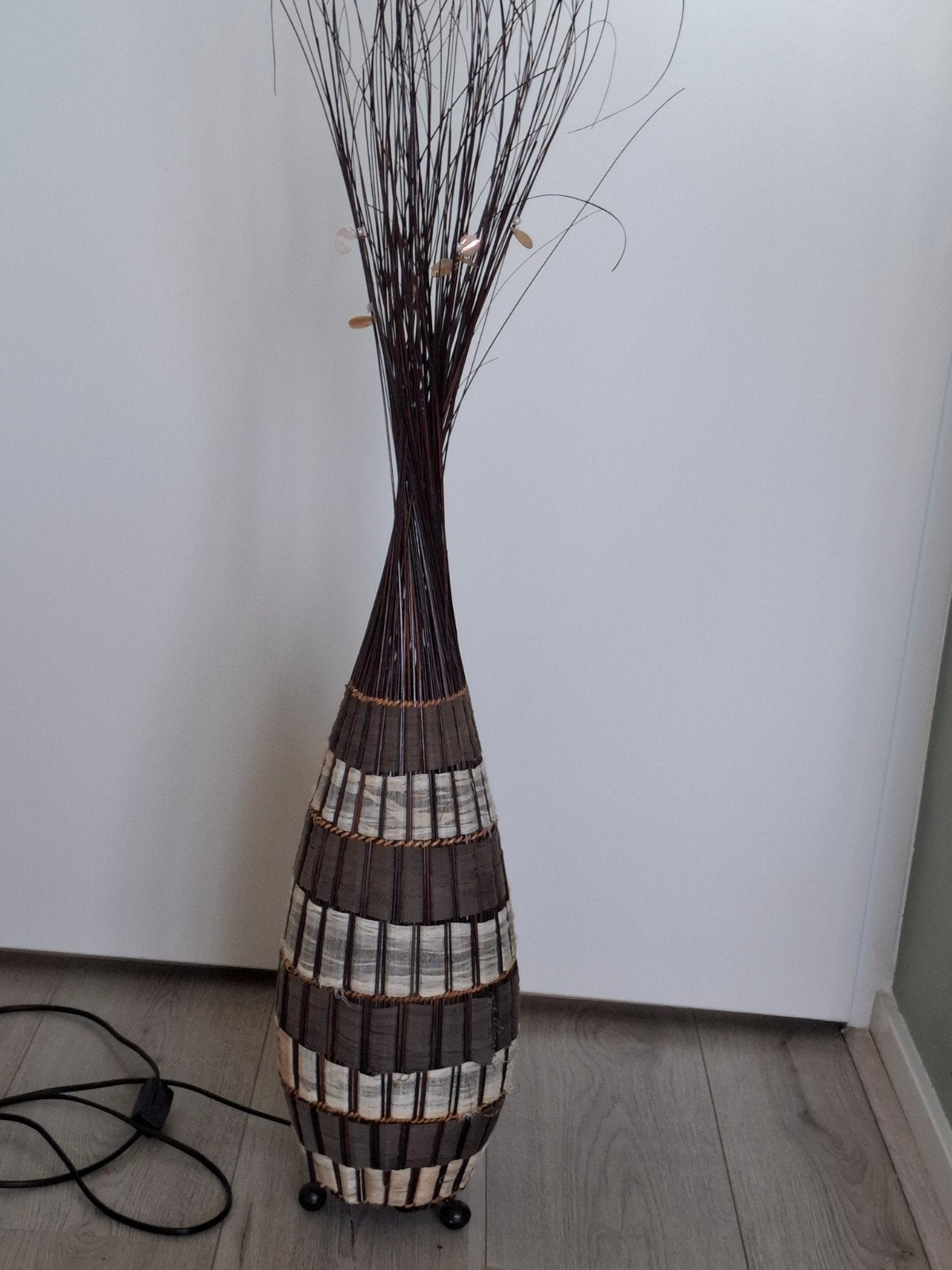 Schemerlamp staand. Afrikaans. Takken Lamp., Ophalen, Schemerlamp