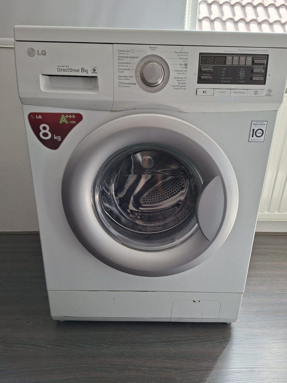 LG F1488TD Inverter Direct Drive 8kg Wasmachine, 1200 tot 1600 toeren, Gebruikt, 8 tot 10 kg, Ophalen of Verzenden
