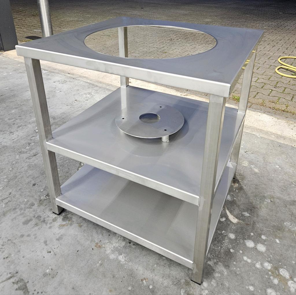 RVS Kamadoo / BBQ tafel, Ophalen