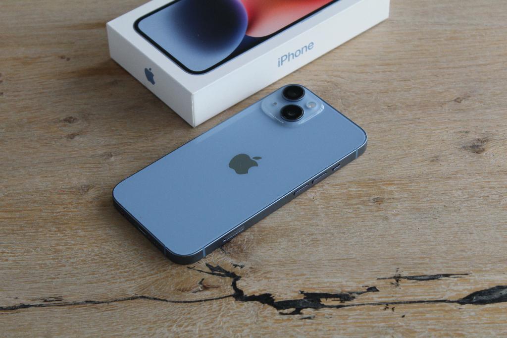 Apple iPhone 14 - 128GB - Blauw | Zo goed als nieuw, 89 %, Apple, Blauw, Ophalen of Verzenden