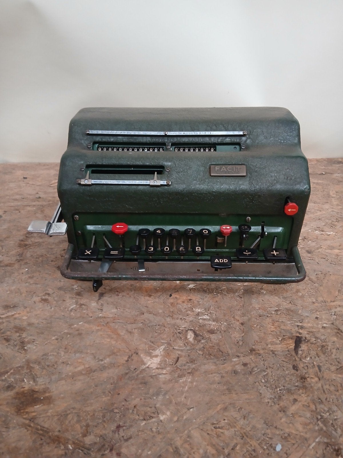 Vintage Facit Rekenmachine - Werking Onbekend, Ophalen of Verzenden