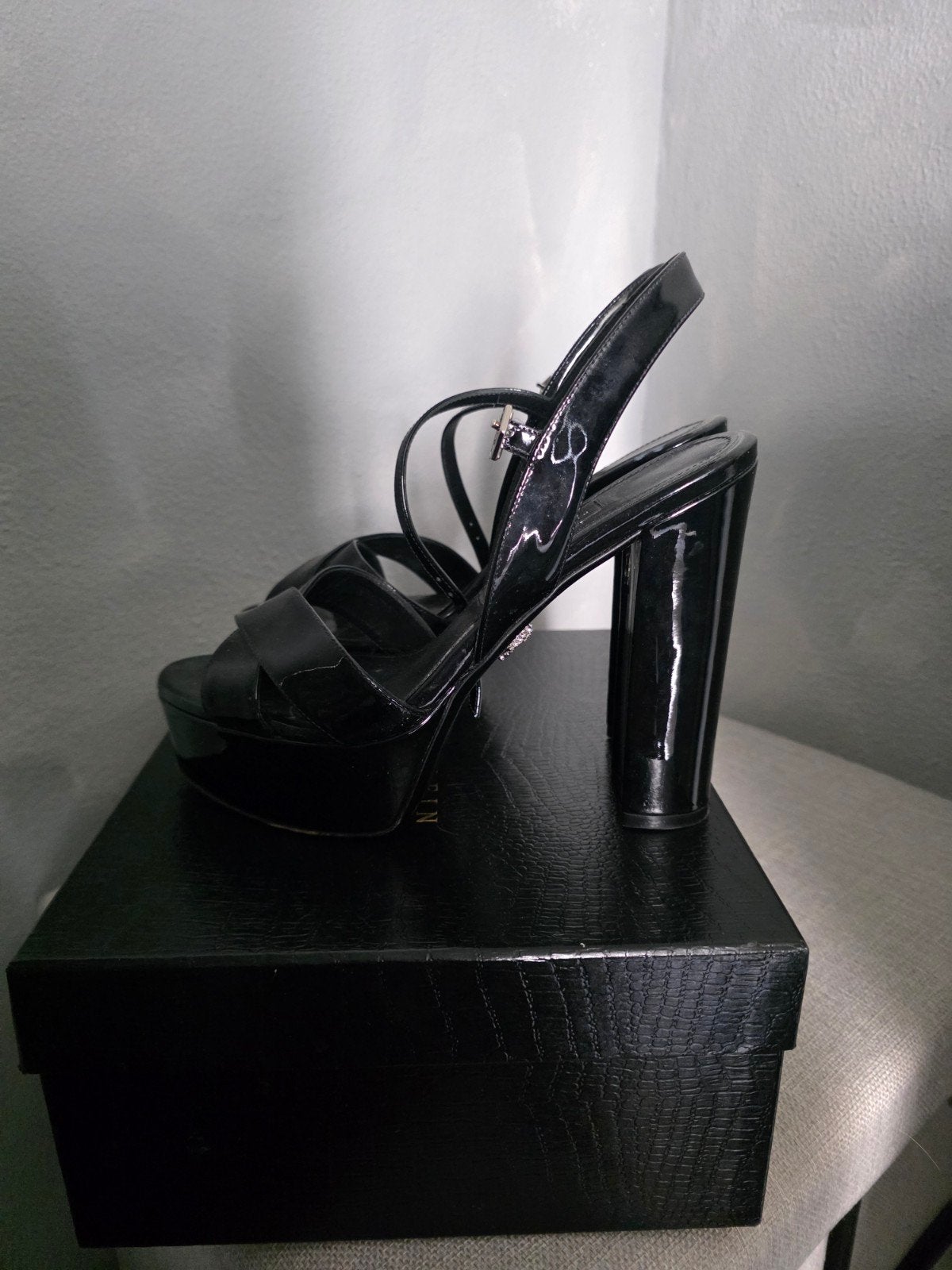 Philipp Plein sandalen, Zwart, Gedragen, Philipp Plein, Sandalen of Muiltjes